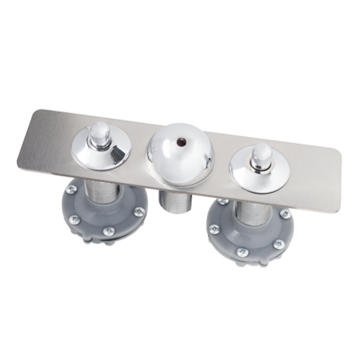 Metcraft A341-DM-LR-8 Single Temperature Deck Mounted Retro-Fit Valve with 8" C-C Deck Plate