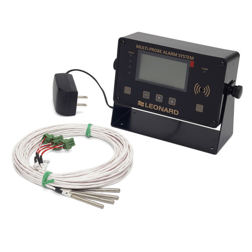Leonard Valve LMS-188-4P-BMS-SM Surface Mount Four Point Digital Monitoring System with Alarm and Building Management System Capabilities