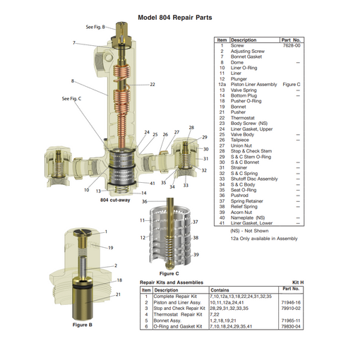 Lawler Model 804 Parts Breakdown