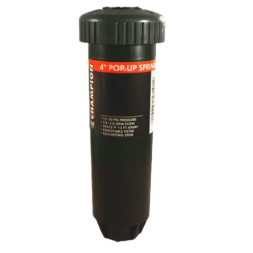Champion FP4CS 4" Spring Pop-Up Sprinkler Center Strip Spray (No CA)