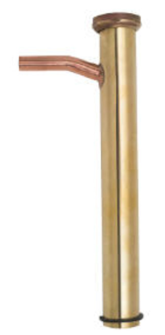 Matco-Norca DWT071204RB22 Dishwasher Tailpiece 1-1/2” x 12” x 3/4” Rough Brass 22 Gauge. 