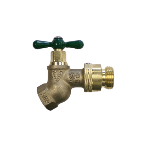 Arrowhead 253BFPLF 1/2" FIP Lead Free Bronze No Kink Hose Bib Vacuum Breaker