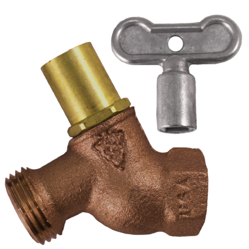 Arrowhead 252LKLF 1/2" Sweat Lead Free Bronze No Kink Hose Bib Loose