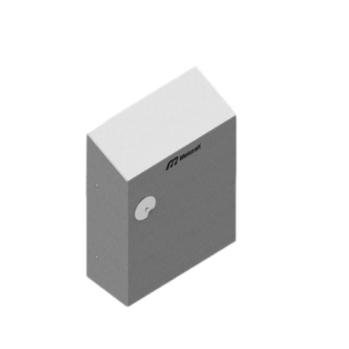 Metcraft 38219 A615 Sloped Top Flush Valve Box 12" X 16" X 5"