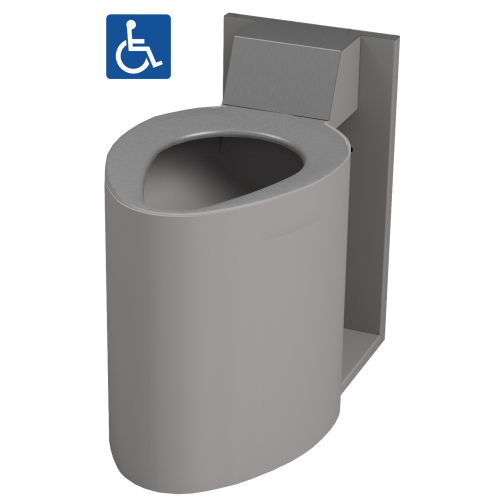 Metcraft HET4635-LR Ligature Resistant Toilet Blowout Style Waste.