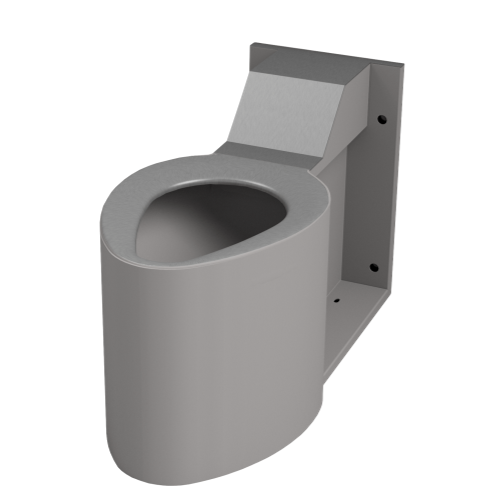 Metcraft HET4640-LR Ligature Resistant Toilet 4.25″ Rough-In for Floor Outlet Waste.