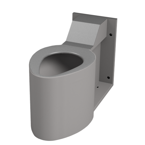 Metcraft HET4646-LR Ligature Resistant Toilet 9″ Rough-In for Floor Outlet Waste.