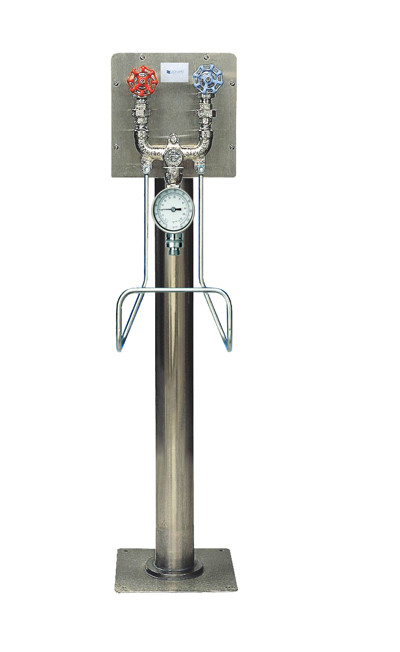 Leonard Valve ST-75-LF-PD Pedestal Unit Hose Station