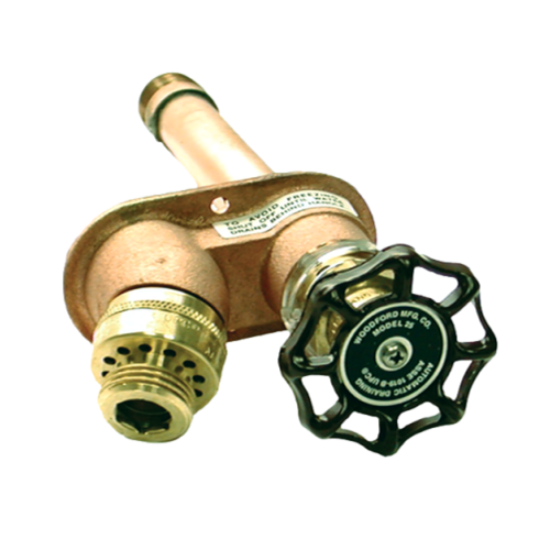 Woodford 25C-6 Model 25 6" Anti-Siphon Auto Draining Residential Wall Faucet