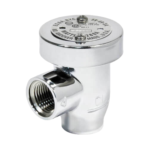 WATTS LF288AC-1/2 Chrome Finish Anti-Siphon Vacuum Breaker