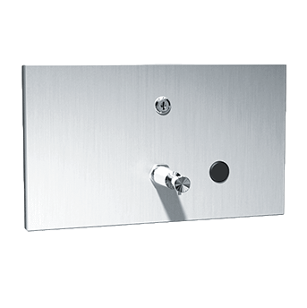 ASI 0326 Liquid Soap Dispenser Horizontal Recessed