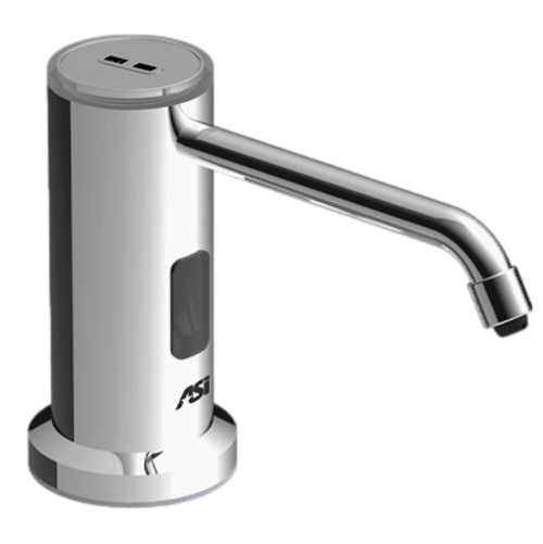 ASI 0338 Automatic Top Fill Liquid Soap Dispenser Vanity Mounted