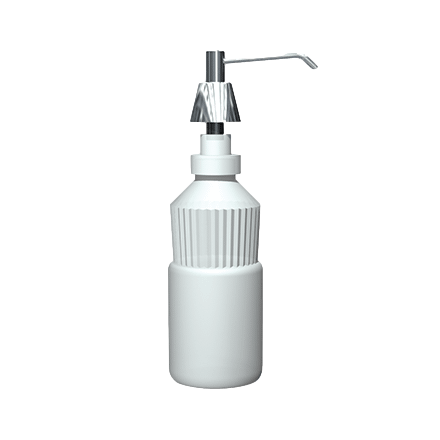 ASI 0332 Lavatory Basin Liquid Soap Dispenser 4" Spout 4" Shank 34oz