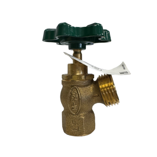 Prier 526.40LF 1/2" FPT Green Handle Lead Free Boiler Drain Rough Brass