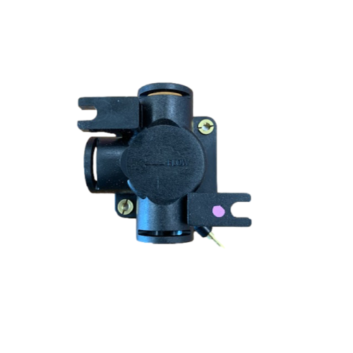 Willoughby 980406R Single PNEU Right Hand Metering Valve All Plastic Outlet is on the Right Side, Hosebarb is on the Left Side