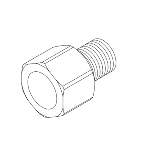 Willoughby 320546 Adapter Fitting Brass 1/4" FPT x 1/8" MPT