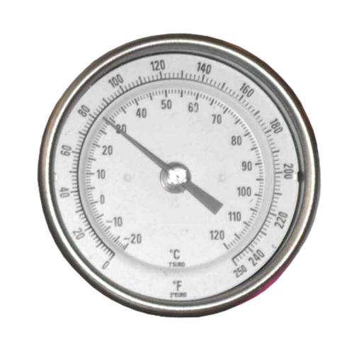 Leonard Valve 37C20A 1-1/8" Bulb Dial Thermometer 20-240F Degrees