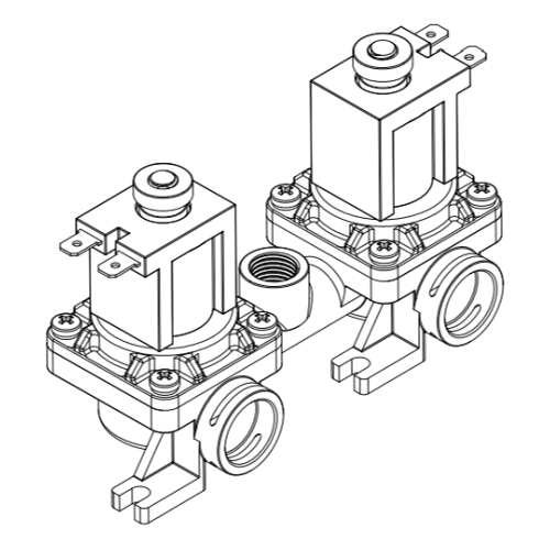 Willoughby 980409 Electronic Dual Temp Solenoid Valve Assembly 