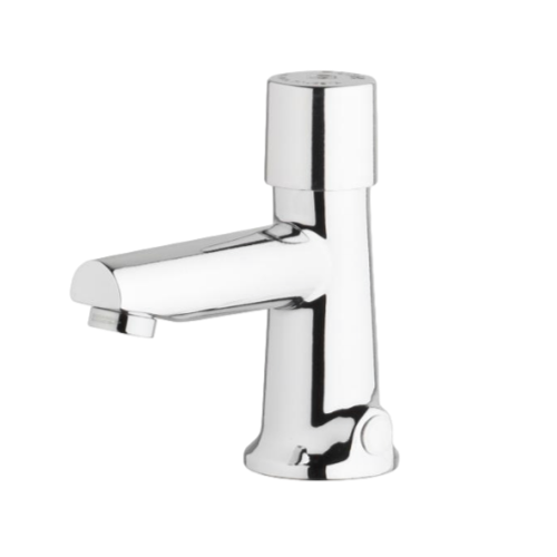 Chicago Faucets 3501-E2805ABCP Dual Supply Single Hole Deck Mounted Sink Faucet