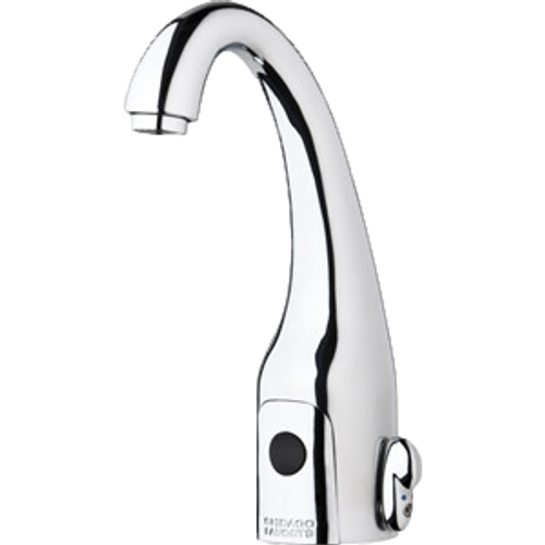 Chicago Faucets 116.669.AB.1T HyTronic Curve Touch-Free Programmable Faucet