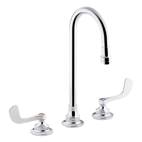 Kohler 800T70-5ANL-CP Triton Bowe 0.5 GPM Widespread Bathroom Sink Faucet With Laminar Flow Drain Not Included