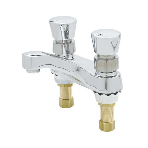 T&S Brass B-0831-02 Deck Mount Push Button Metering Faucet 4