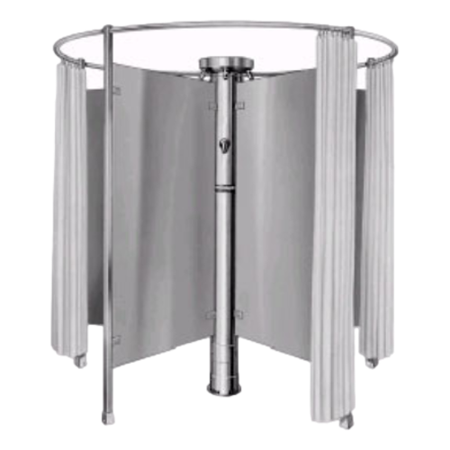 Bradley COL-4C-MS Privacy Multi-Stall 4 Person Column Shower.