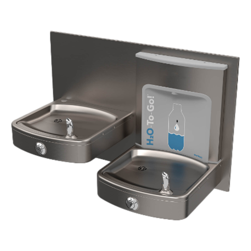 Murdock A192400F-BF11 ADA Wall-Mounted Bi-Level Drinking Fountain Non-Refrigerated