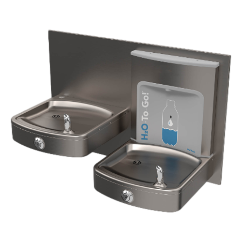 Murdock A192400S-BF12-BCD ADA Wall-Mounted Bi-Level Drinking Fountain Non-Refrigerated