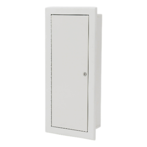 Whitehall Manufacturing WH1704-FS-ANTL BestCare® Ligature-Resistant Recessed Fire Extinguisher Cabinet - Flush Door.