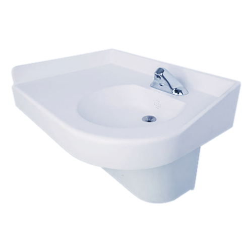 Whitehall Manufacturing WH3776L-09 BestCare®Ligature-Resistant, ADA Compliant Corterra® Cast Solid Surface Basin.