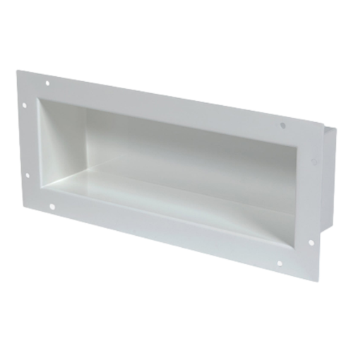 Whitehall Manufacturing WH1820FA Ligature-Resistant Recessed Shelf 19" White.