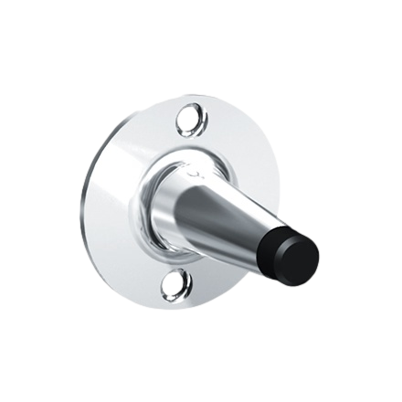 ASI 0719 Surface Mounted Door Bumper Chrome-Plated Zamak