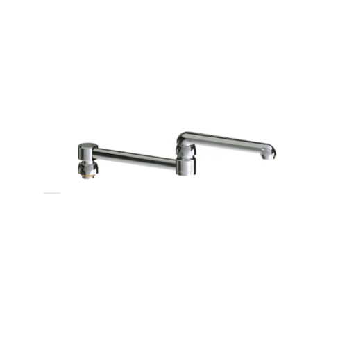 Chicago Faucets DJ13LEOJKAB 13" Double-Jointed Swing Spout