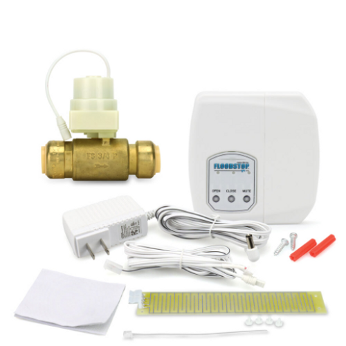 FloodStop 20007/FS34P Water Heater Kit With 3/4" Push-To-Connect Valve