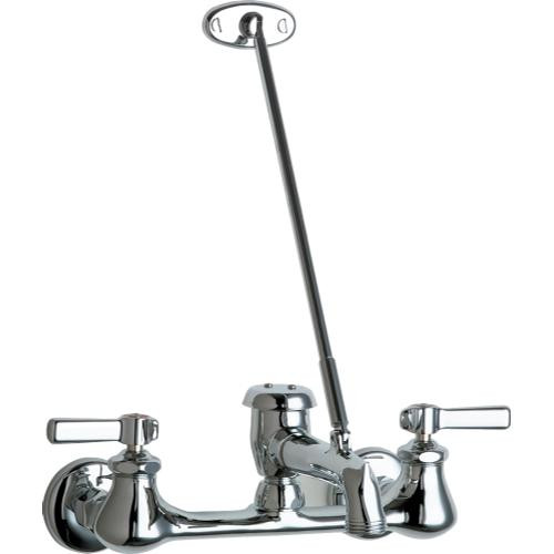 Chicago Faucets 540-LD897SWXFXKCAB Wall-Mounted Manual Sink Faucet