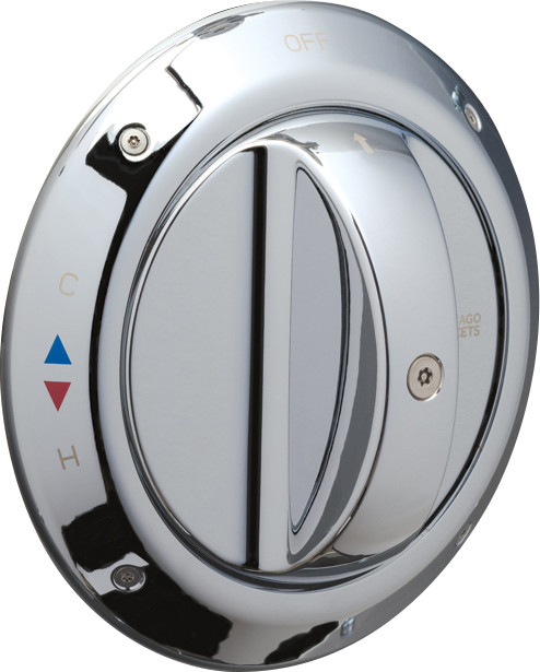 Chicago Faucets SH-TK8-00-000 Ligature Resistant Trim Kit for Thermostatic/Pressure Balancing Shower Fitting