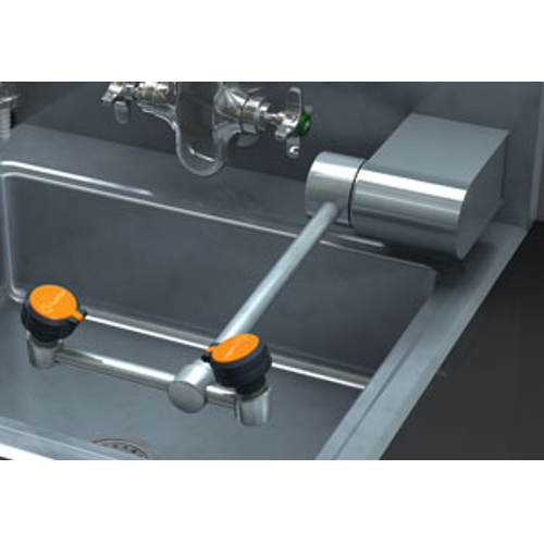 Guardian G1898LH-L Wall Mount AutoFlow Swing-Down Stainless Eyewash