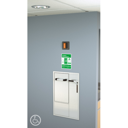 Guardian GBF2160 Recessed Safety Station W/Drain Pan & Recessed Shower Head