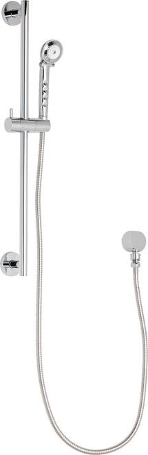 Chicago Faucets 151-ALCP Wall-Mounted Shower Hand Spray, with 24" Slide Bar