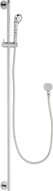 Chicago Faucets 153-ALCP Wall Mounted Shower Hand Spray with 48" Slide Bar