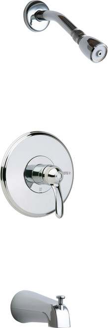 Chicago Faucets 1905-TK620LCP Thermostatic/Pressure Balancing Tub and Shower