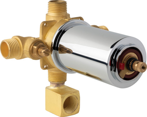 Chicago Faucets 1921-VONF 1921 Series Thermostatic/Pressure Balancing Shower Valve with Auto-Drain