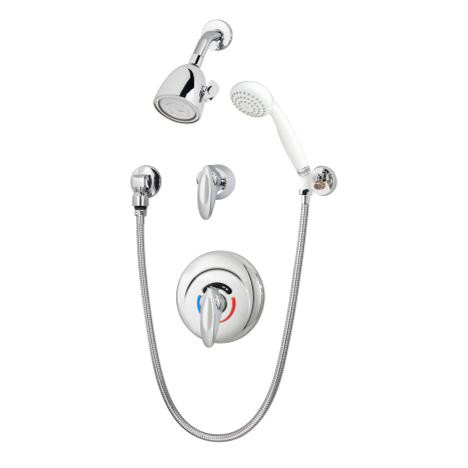 Symmons 1-117-FS-NS Safetymix Shower/Hand Shower System