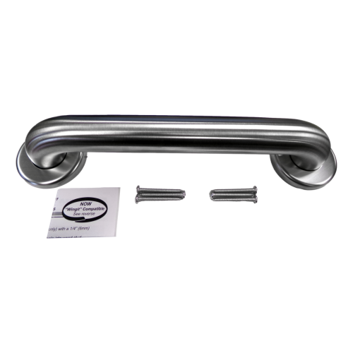 Elcoma 01-512ST 12" Premium Straight Grab Bar
