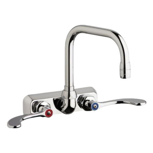 Chicago Faucets W4W-DB6AE35-317AB Wall Mounted Manual Sink Faucet