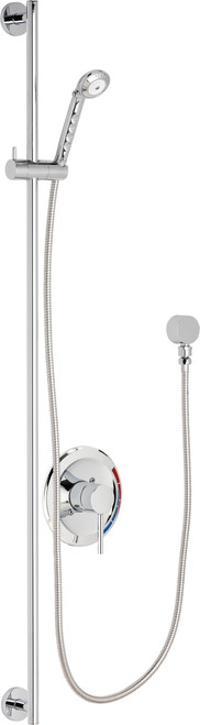 Chicago Faucets SH-PB1-00-042 Pressure Balancing Tub and Shower System with Hand Spray and 48" Slide Bar