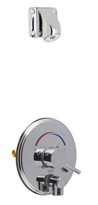 Chicago Faucets SH-PB4-05-000 Pressure Balancing Shower Fitting with Auto-Drain and Ligature Resistant Shower Head