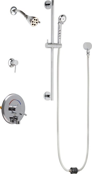 Chicago Faucets SH-PB4-31-031 Pressure Balancing Shower Fitting with Auto-Drain 