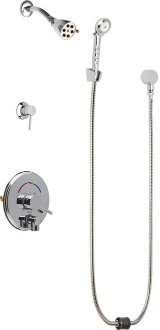 Chicago Faucets SH-PB4-31-040 Pressure Balancing Shower Fitting with Auto-Drain